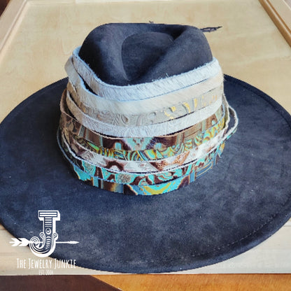 **Sienna Laredo Embossed Leather Hat Band Only 950g