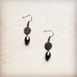 **Genuine Freshwater Gray Pearl Earrings 225j