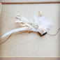 Boho Western Wedding Floral Bridal Hat Band Only 984v