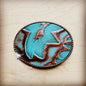 **Rope Edge Leather Belt Buckle Copper Laredo 904x