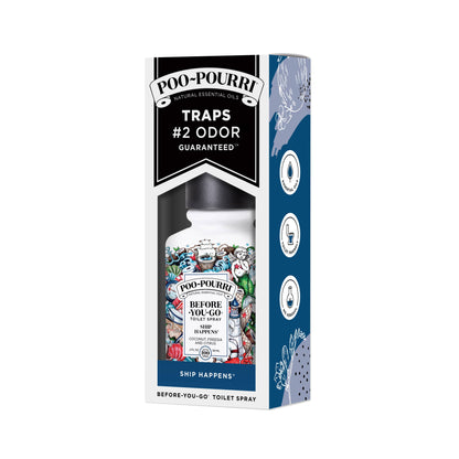 Poo~Pourri Ship Happens 2oz, Toilet Spray boxed