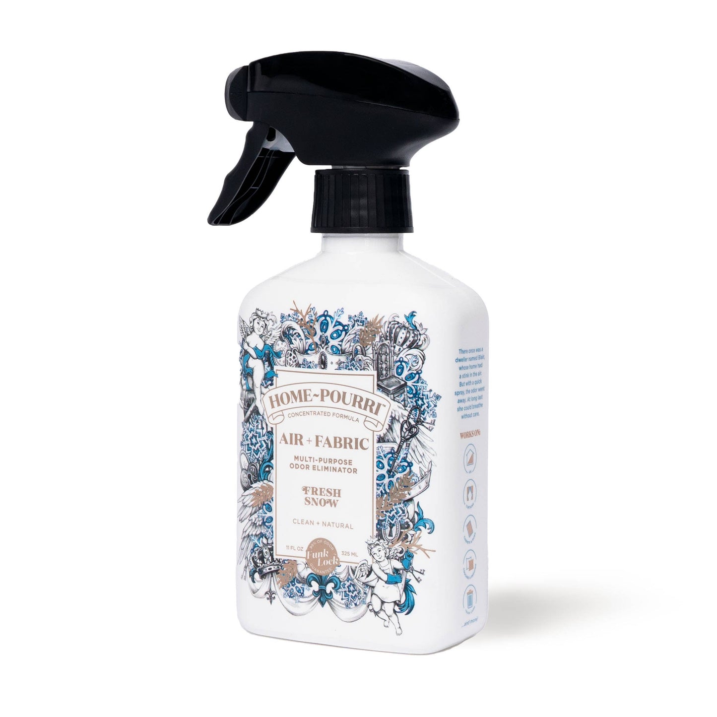 Home~Pourri Fresh Snow Air + Fabric Odor Eliminator, Holiday