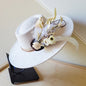 Boho Western Wedding Floral Bridesmaid Hat Band Only 984u