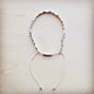 **Stackable Woven Beaded Bracelet in Silver 809v