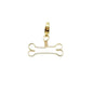Bone gold charm