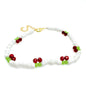 Cherries anklet