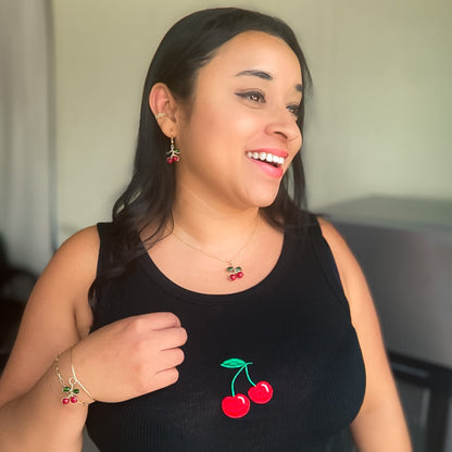 Cherries bracelet