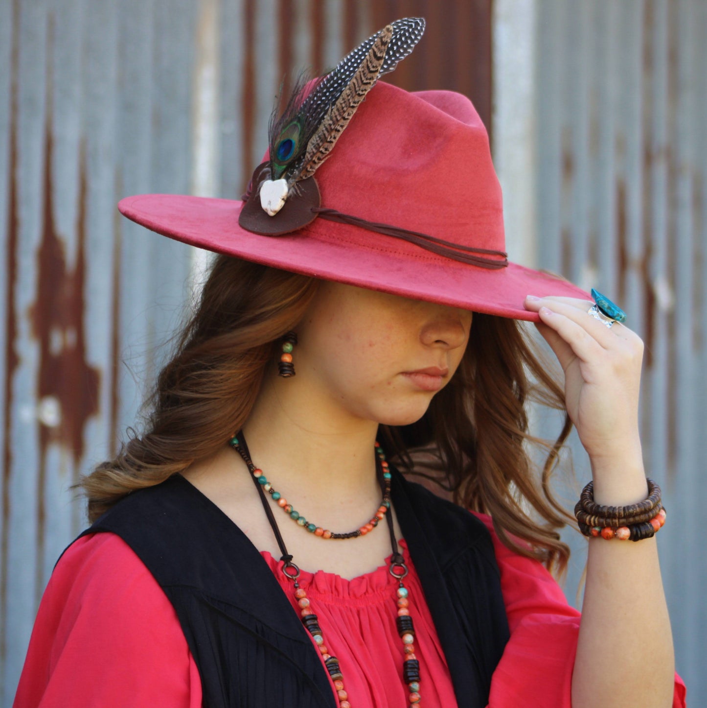 Multi-Colored Turquoise Beaded Collar Necklace 248L