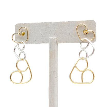 Intertwined earrings