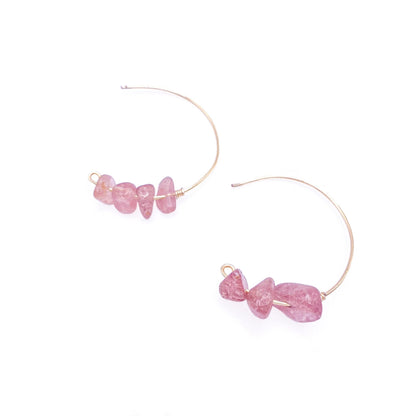 Satin earrings