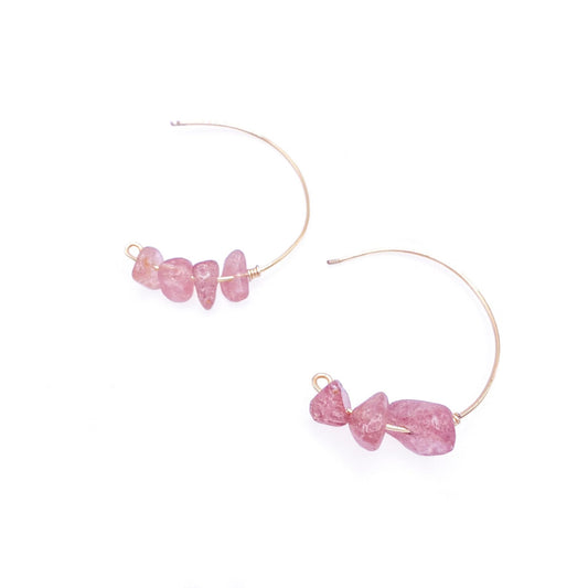 Satin earrings