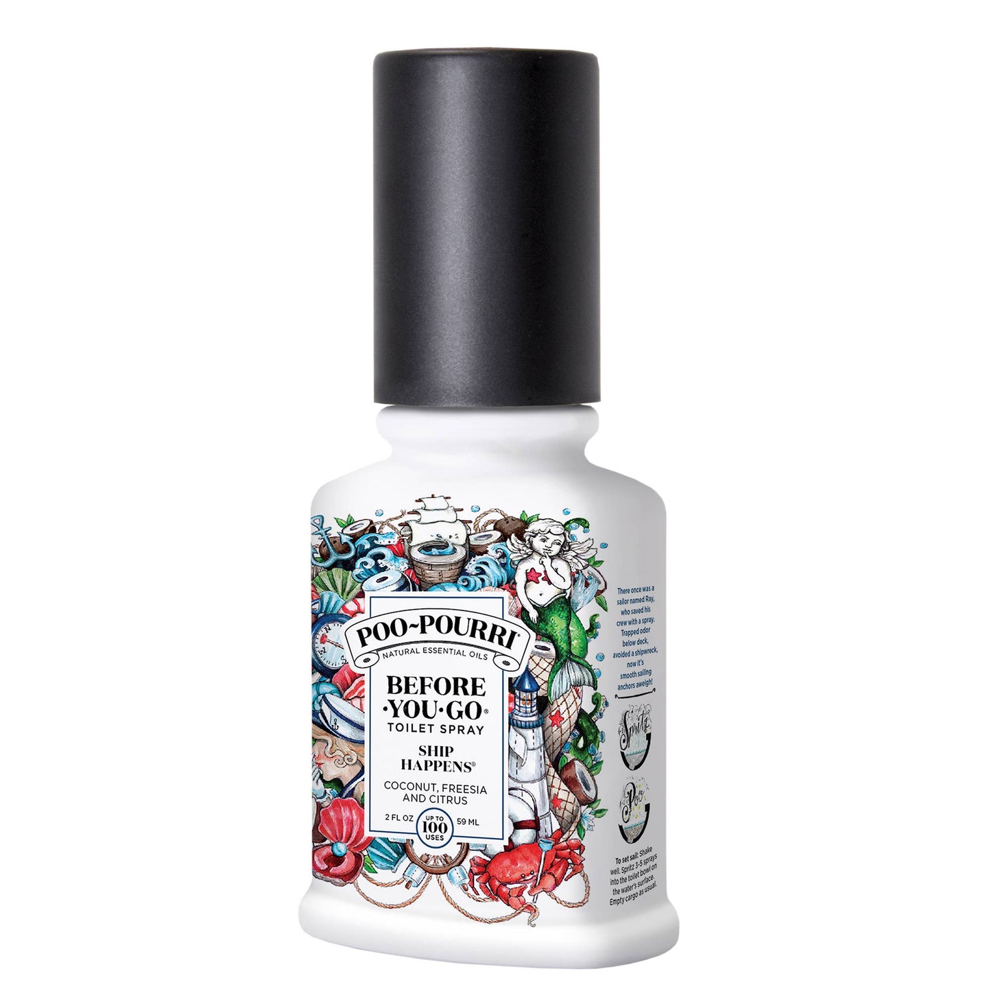 Poo~Pourri Ship Happens 2oz, Toilet Spray boxed