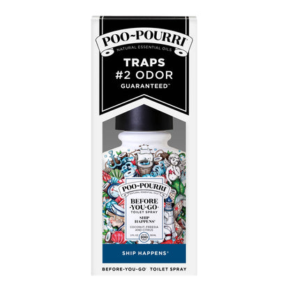 Poo~Pourri Ship Happens 2oz, Toilet Spray boxed